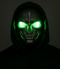 Doctor Doom mask with LED, SOUND, PREMIUM DESIGN