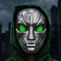 Doctor Doom mask with LED, SOUND, PREMIUM DESIGN