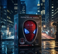Spiderman mask with LED, RING CONTROL