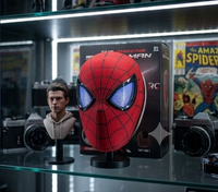 Spiderman mask with LED, RING CONTROL