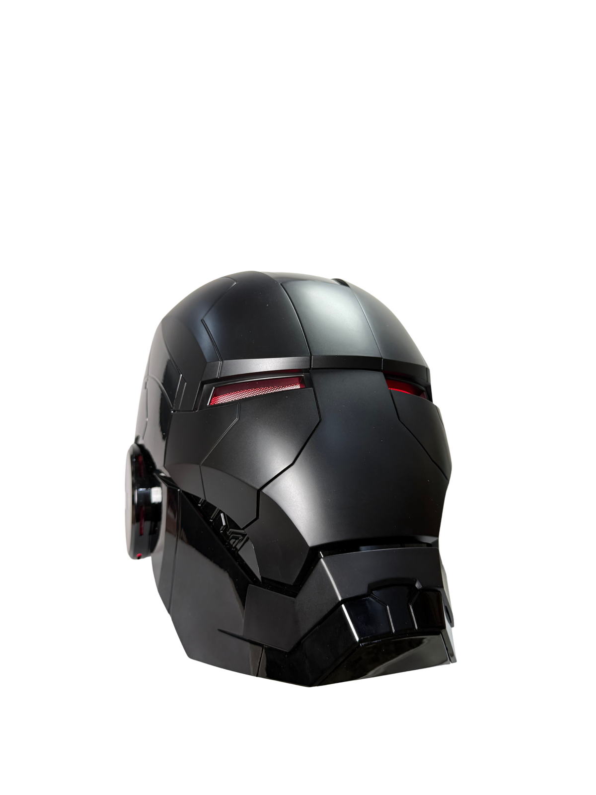 Iron Man Mark V Helmet with Fully Automatic | Black Electronic Cosplay Helmet | Marvel Collectible