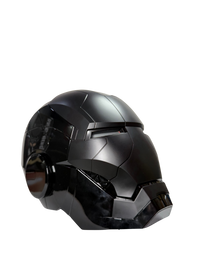 Iron Man Mark V Helmet with Fully Automatic | Black Electronic Cosplay Helmet | Marvel Collectible