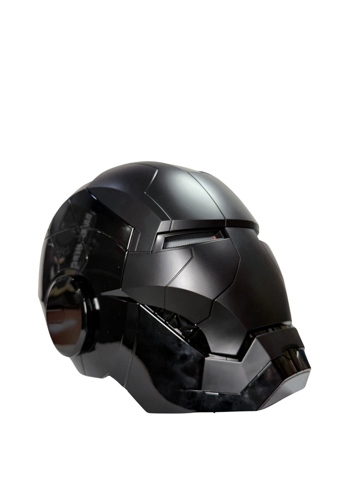 Iron Man Mark V Helmet with Fully Automatic | Black Electronic Cosplay Helmet | Marvel Collectible