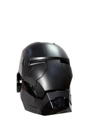Iron Man Mark V Helmet with Fully Automatic | Black Electronic Cosplay Helmet | Marvel Collectible