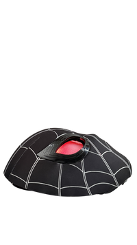 Black Spider-Man LED Mask with Glowing Red Eyes – Premium (30Cm)