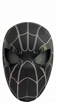 Black Spider-Man Mask – Premium Realistic Cosplay & Display Headwear (30Cm)