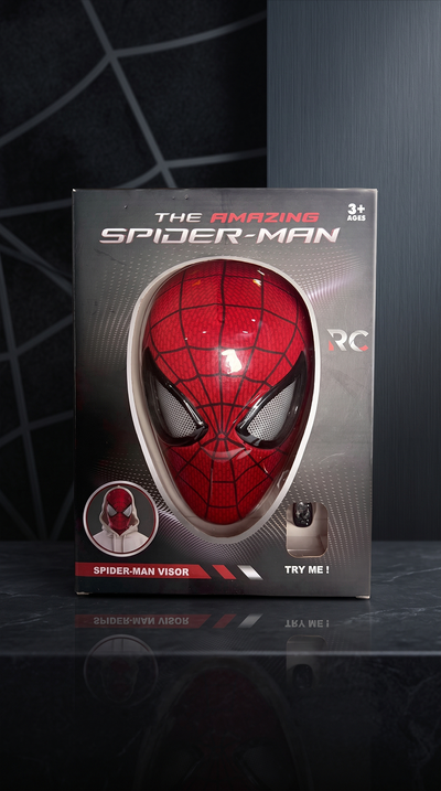 Amazing Spider-Man LED Visor Mask with Remote Control Ring || Marvel Collectible